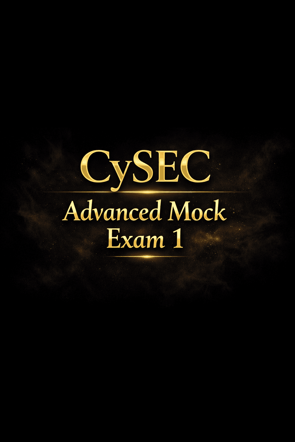 The Advanced Series- CySEC Advanced Mock Exam 1